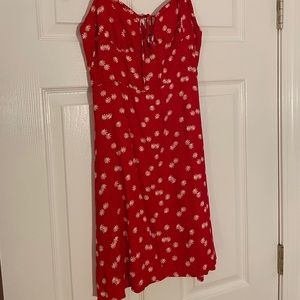Red printed Princess Polly Iridessa Mini Dress